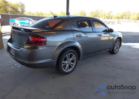 2013 Dodge Avenger Sxt from USA, damaged, VIN 1C3CDZCB2DN581226